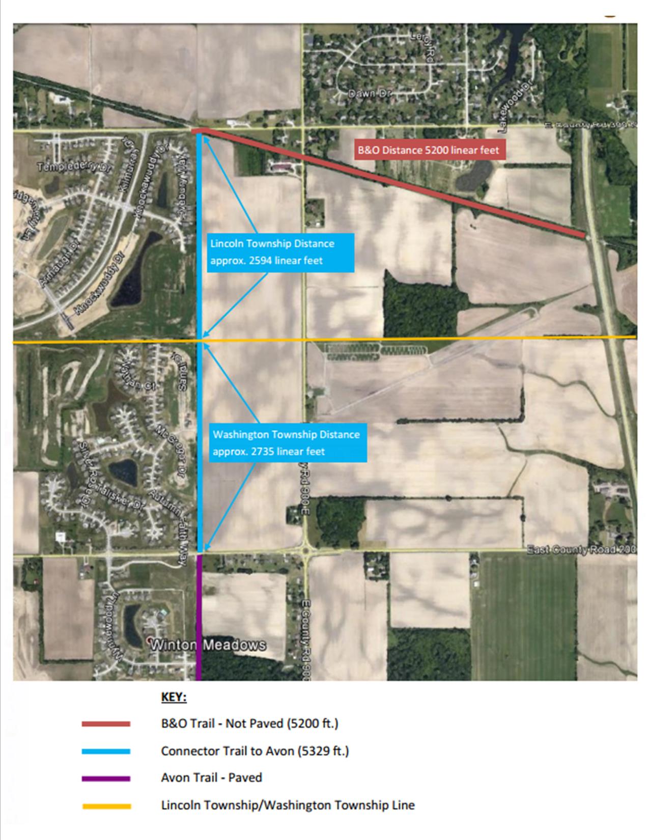 Bicentennial Trail Map