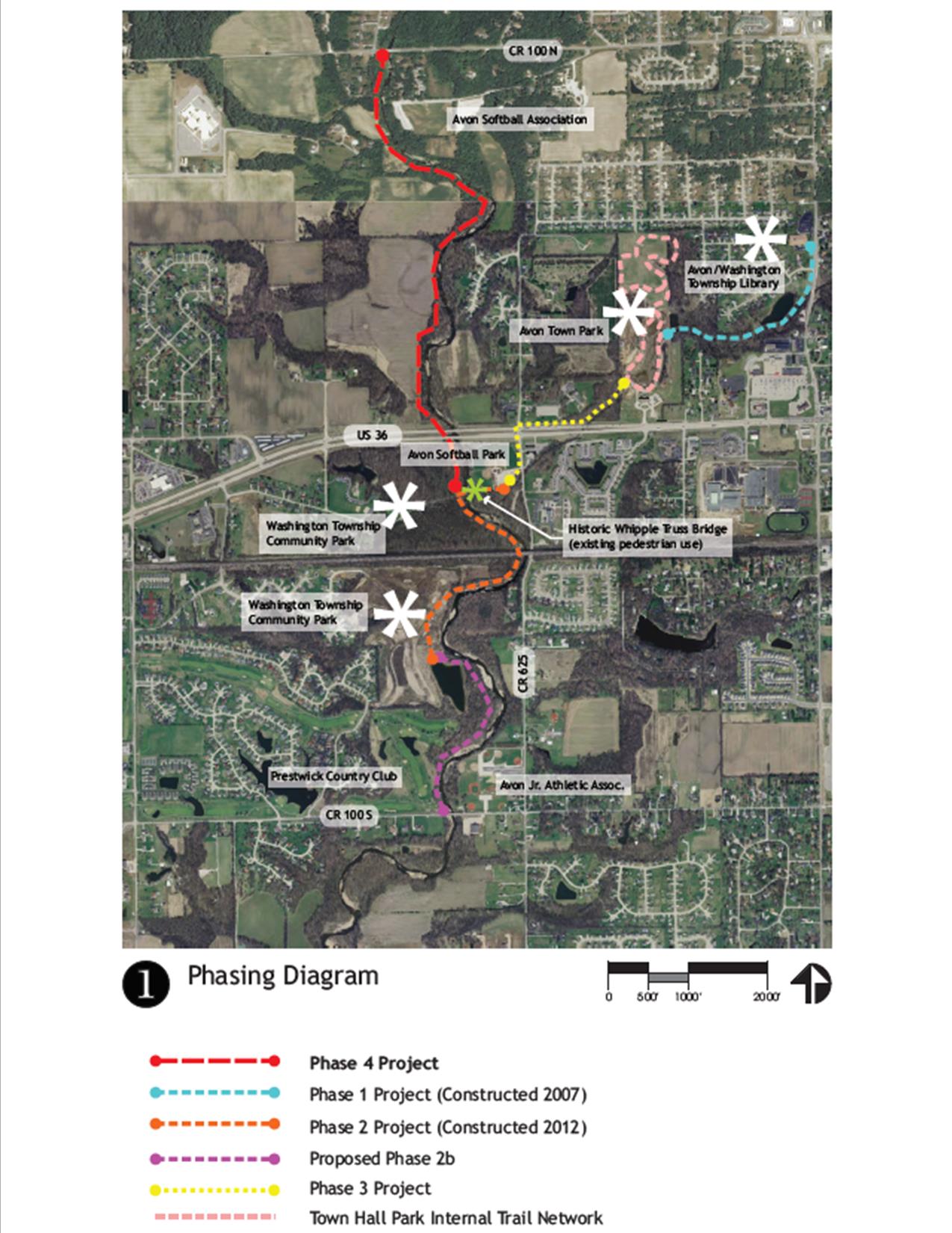 White Lick Creek Trail Map